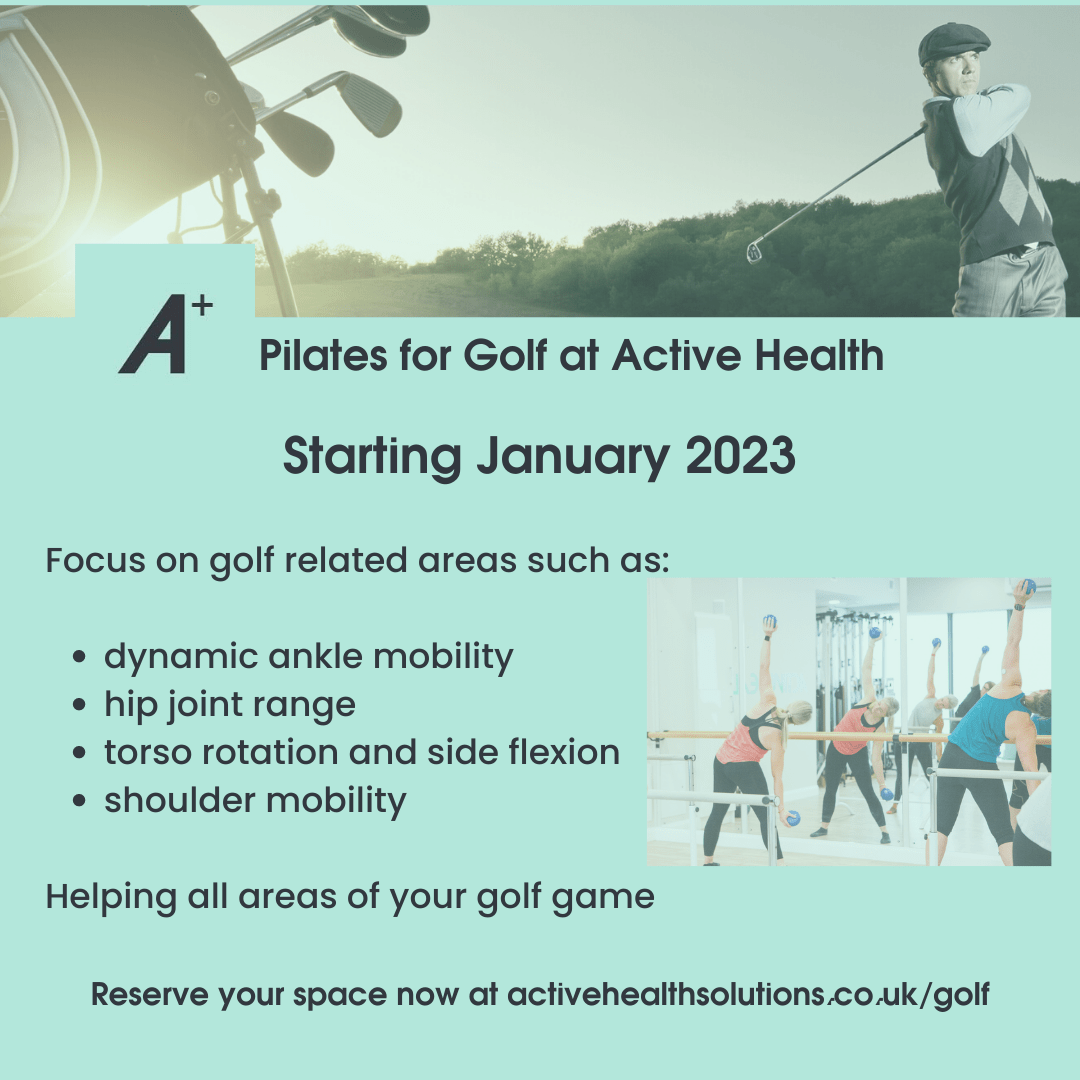 Pilates classes for golfers in North down - pilates for golf